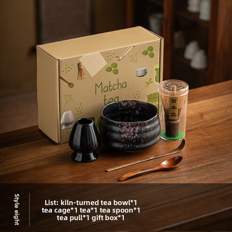 Song Dynasty Bamboo Matcha Tea Whisk Set