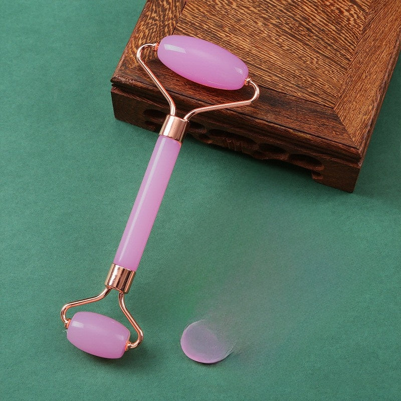 Jade roller and Gua-sha scraper for face sculpting