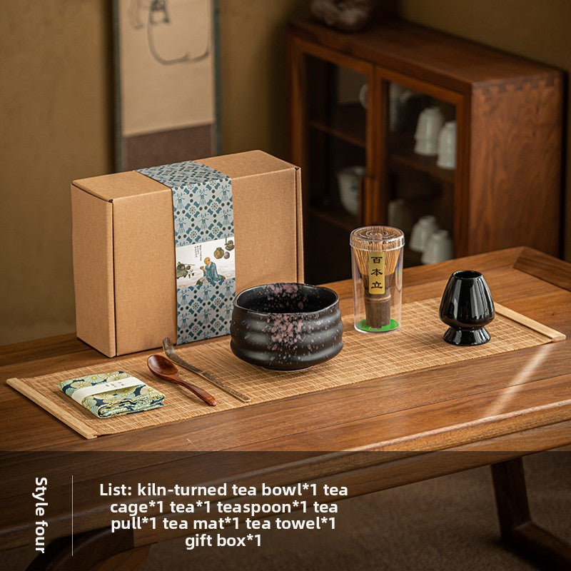 Song Dynasty Bamboo Matcha Tea Whisk Set