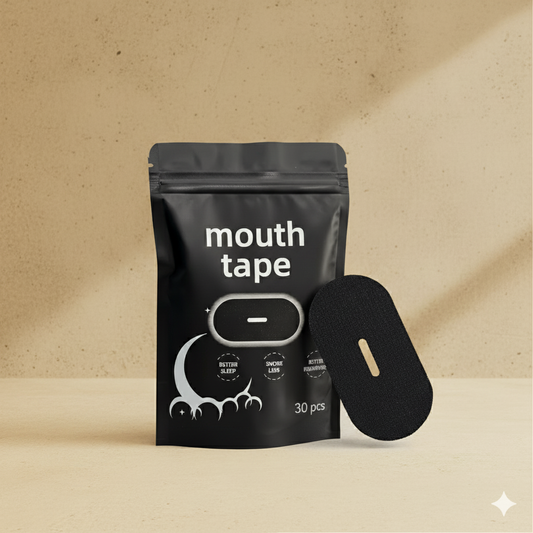 Sleep tape to prevent mouth breathing