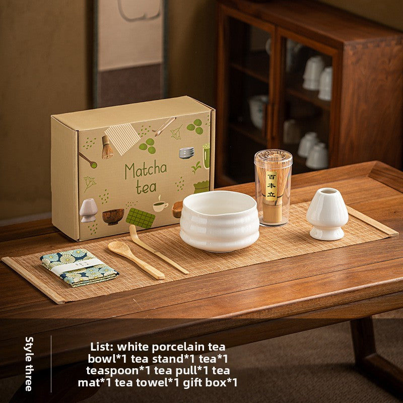 Song Dynasty Bamboo Matcha Tea Whisk Set